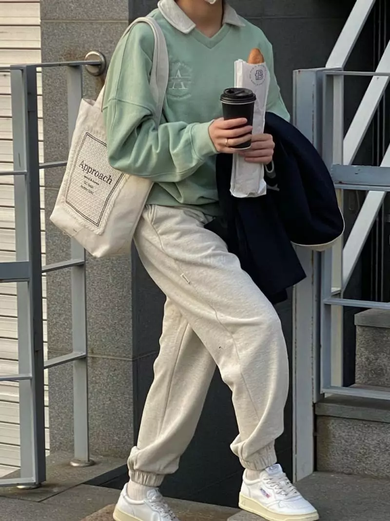 Glow Approach - Korean Women Fashion - #shopsmall - Training Pants - 2