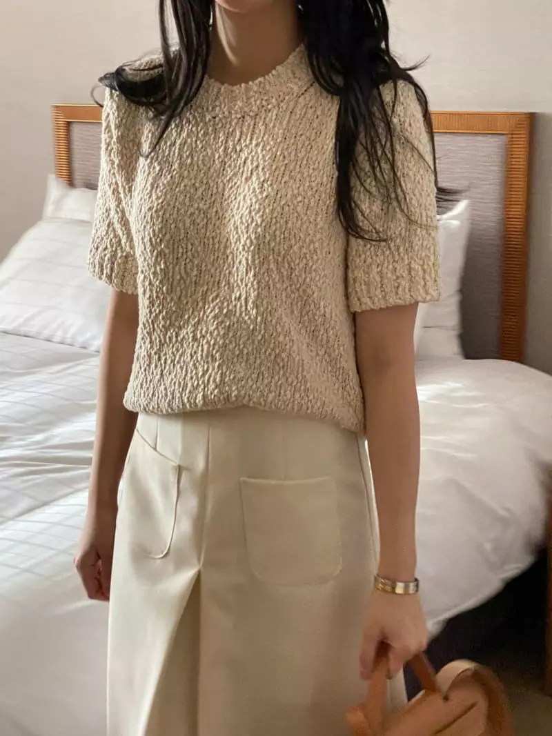 Glow Approach - Korean Women Fashion - #womensfashion - Knit Tee - 2