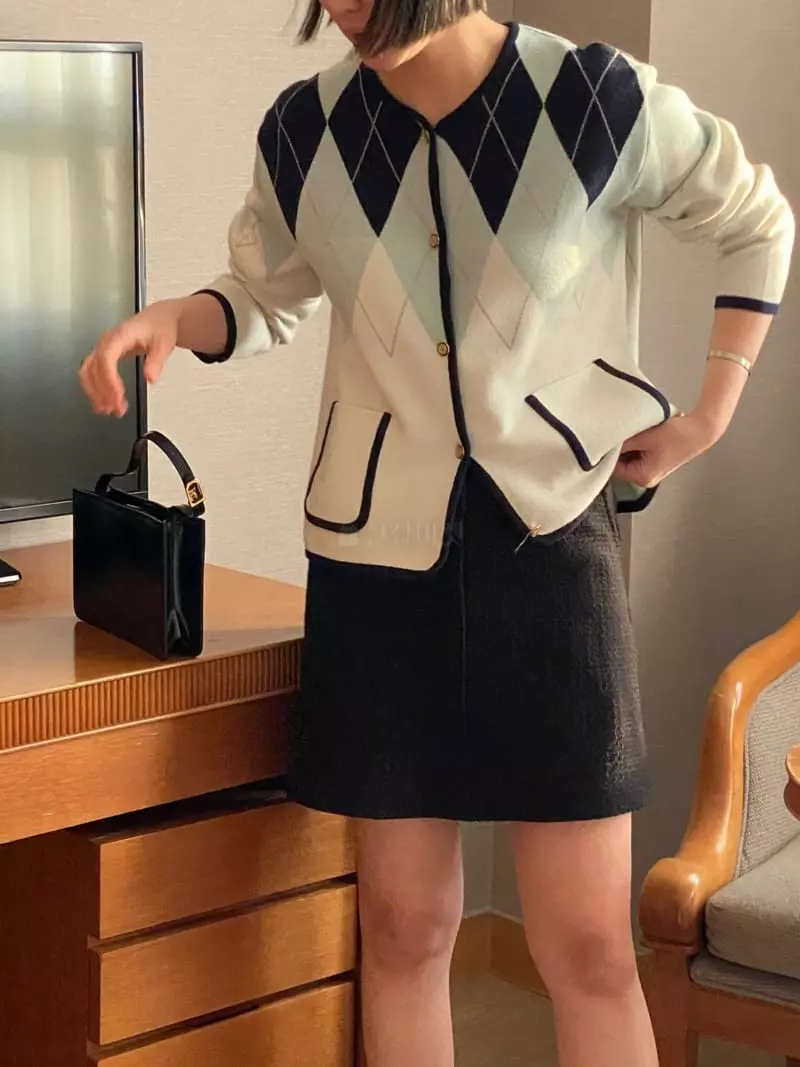 Glow Approach - Korean Women Fashion - #womensfashion - Tweed Skirt