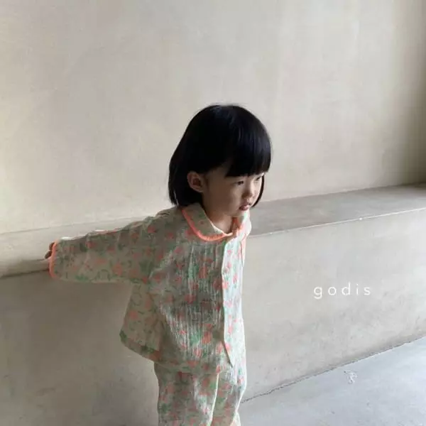 Godis - Korean Children Fashion - #Kfashion4kids - Neon Flower Pajamas - 11