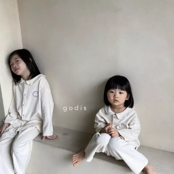Godis - Korean Children Fashion - #childofig - Organic Terry Pajamas - 8