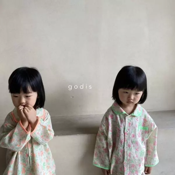 Godis - Korean Children Fashion - #childofig - Neon Flower Pajamas - 3