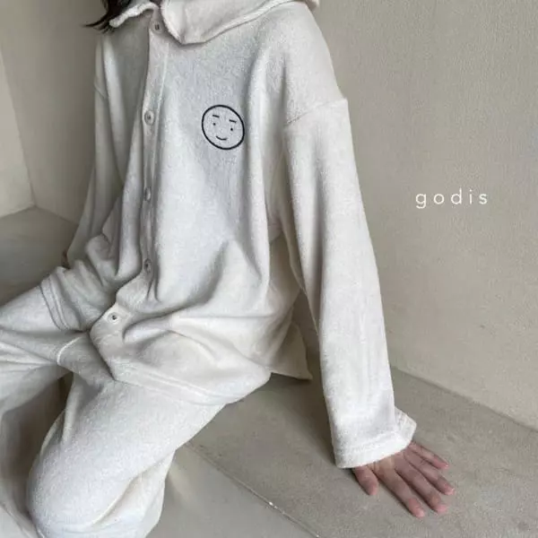 Godis - Korean Children Fashion - #fashionkids - Organic Terry Pajamas - 12