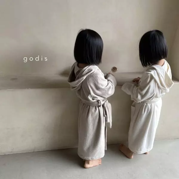 Godis - Korean Children Fashion - #kidzfashiontrend - Hoody Gown - 12