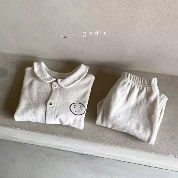 Godis - Korean Children Fashion - #littlefashionista - Organic Terry Pajamas