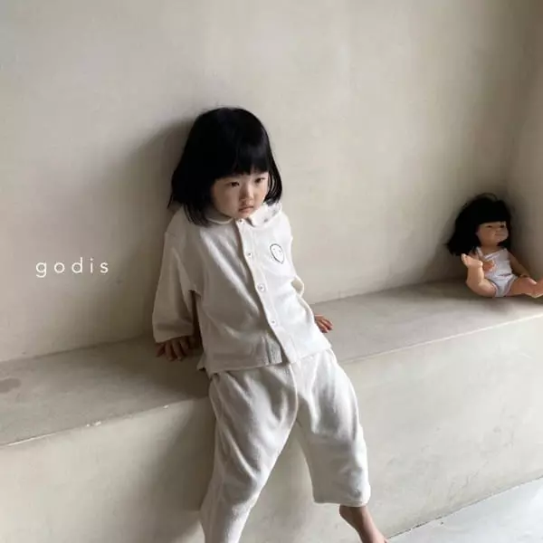 Godis - Korean Children Fashion - #magicofchildhood - Organic Terry Pajamas - 2