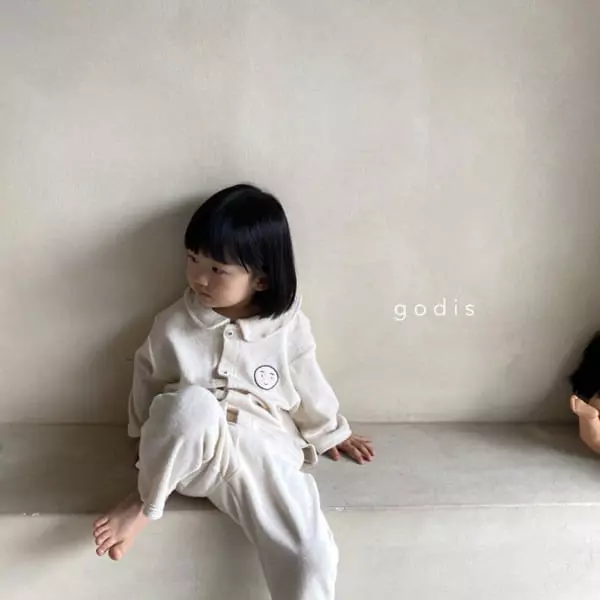 Godis - Korean Children Fashion - #minifashionista - Organic Terry Pajamas - 3