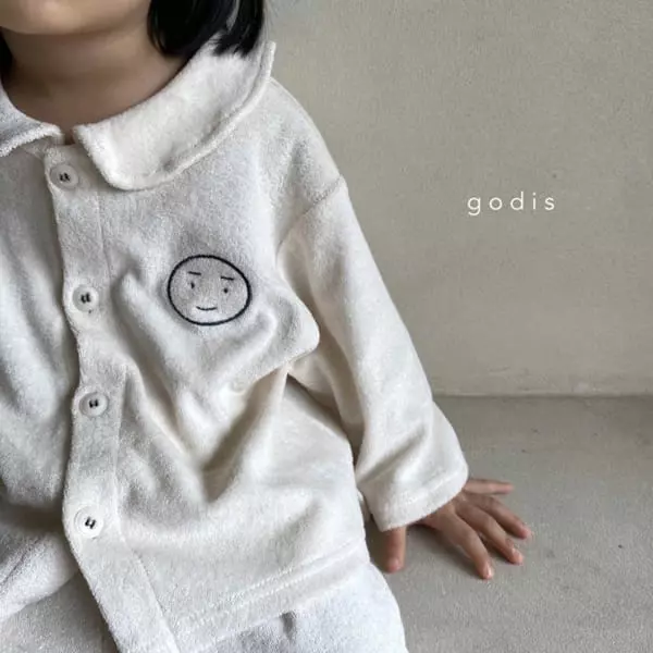 Godis - Korean Children Fashion - #minifashionista - Organic Terry Pajamas - 4