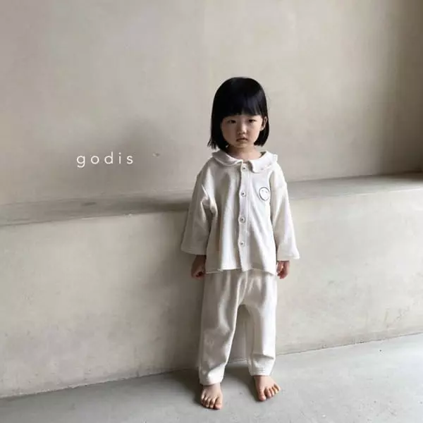 Godis - Korean Children Fashion - #stylishchildhood - Organic Terry Pajamas - 7