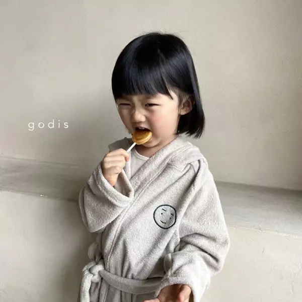 Godis - Korean Children Fashion - #toddlerclothing - Hoody Gown - 4