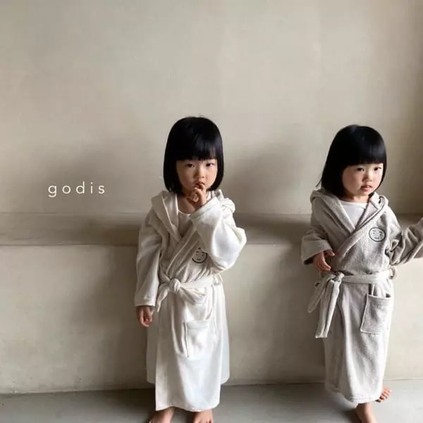 Godis - Korean Children Fashion - #todddlerfashion - Hoody Gown - 2