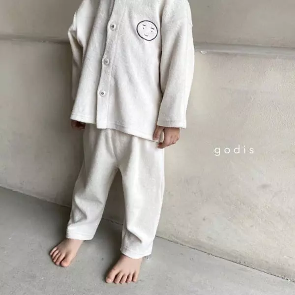 Godis - Korean Children Fashion - #toddlerclothing - Organic Terry Pajamas - 6