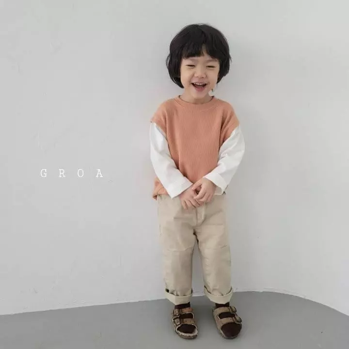 Groa - Korean Children Fashion - #childofig - Vest Tee - 7