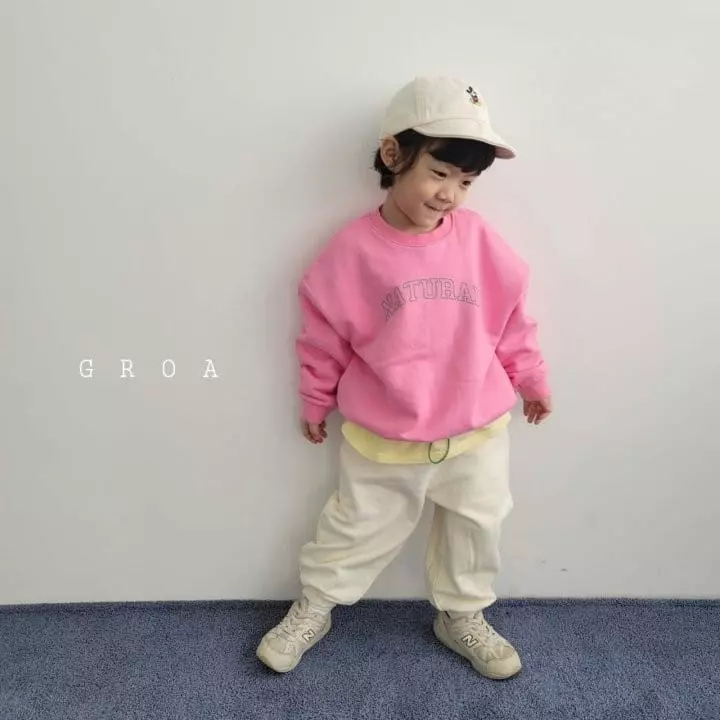 Groa - Korean Children Fashion - #childofig - Natural Sweatshirt - 2