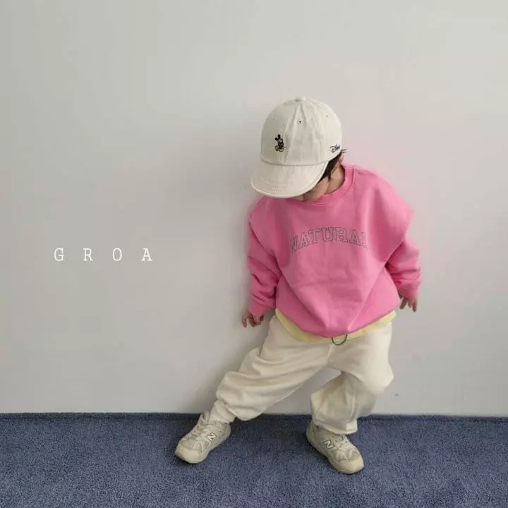 Groa - Korean Children Fashion - #childrensboutique - Natural Sweatshirt - 3