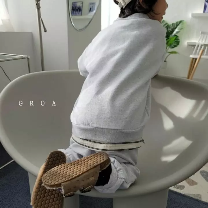 Groa - Korean Children Fashion - #designkidswear - Half Zip-up Sweatshirt - 11