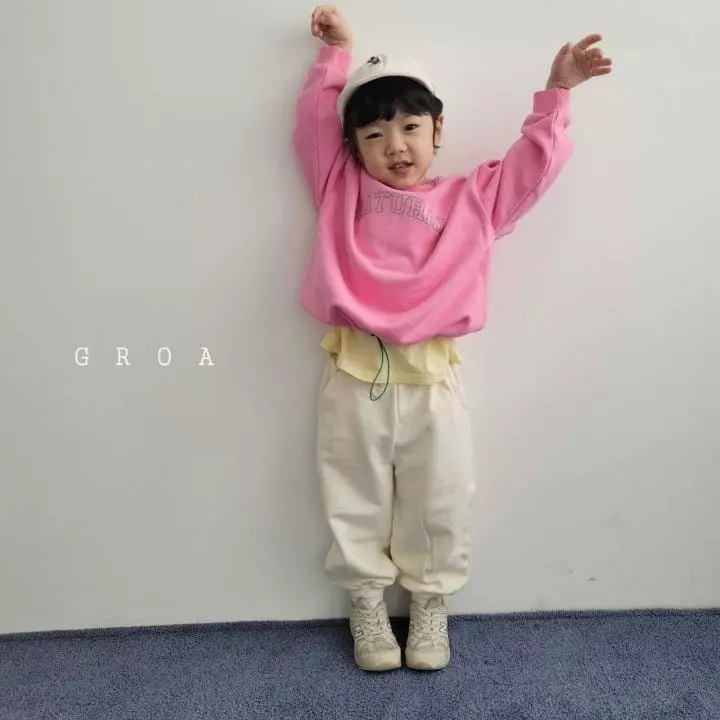 Groa - Korean Children Fashion - #childrensboutique - Natural Sweatshirt - 4