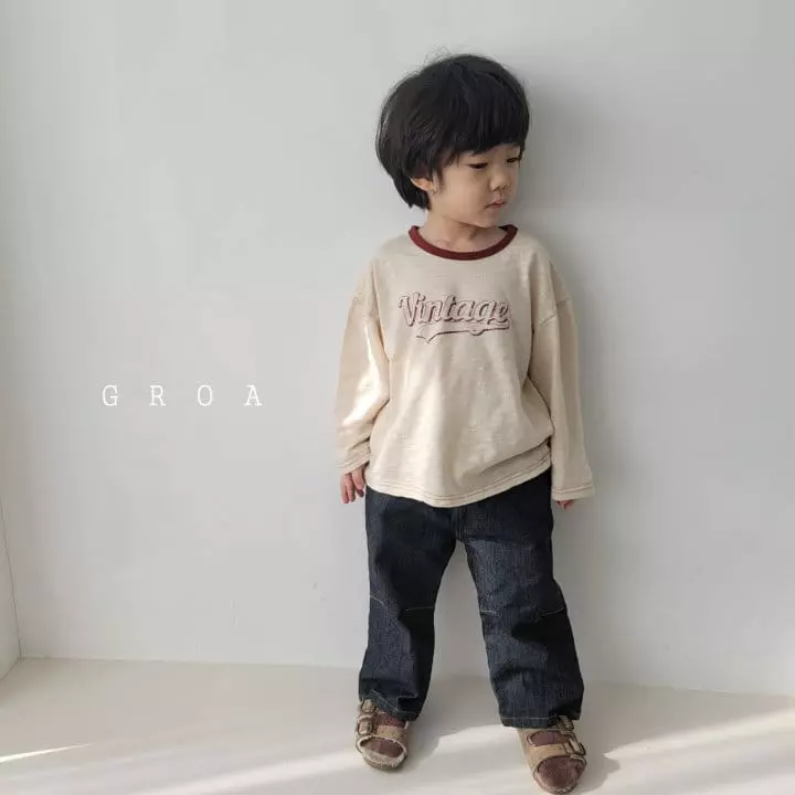 Groa - Korean Children Fashion - #designkidswear - Vintage Tee - 3