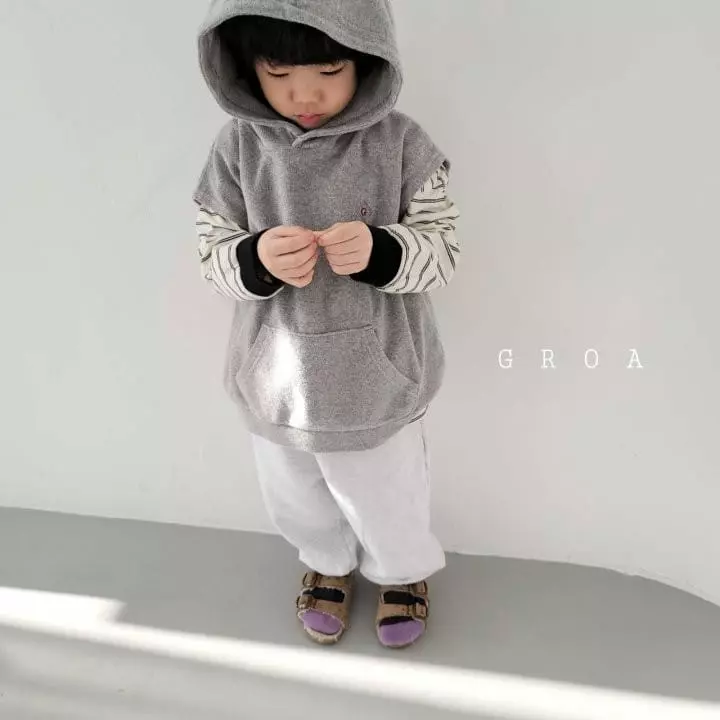 Groa - Korean Children Fashion - #discoveringself - Terry Vest - 2