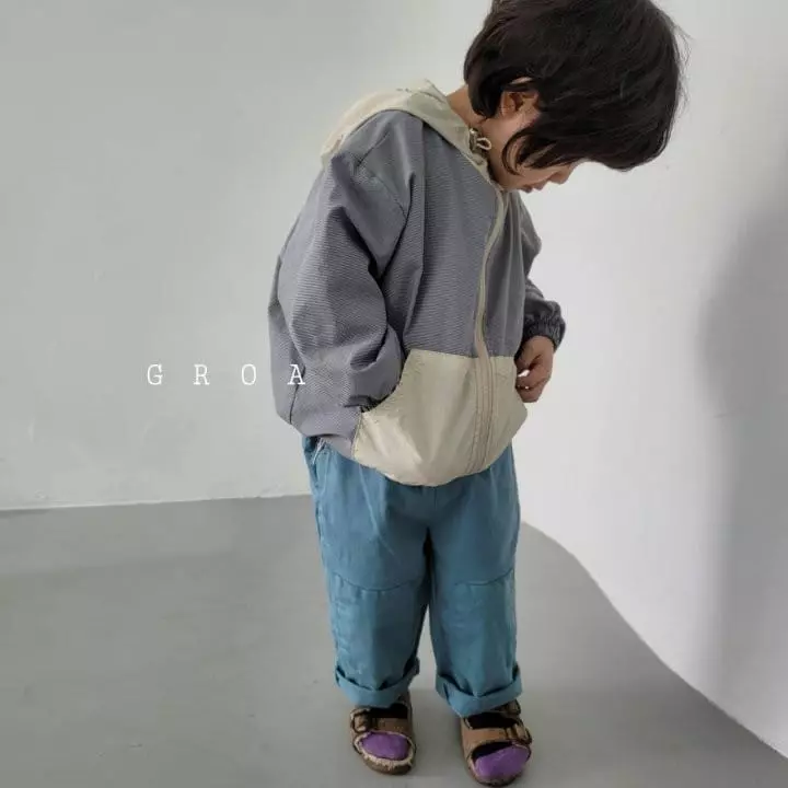 Groa - Korean Children Fashion - #fashionkids - Check Windbreaker - 5
