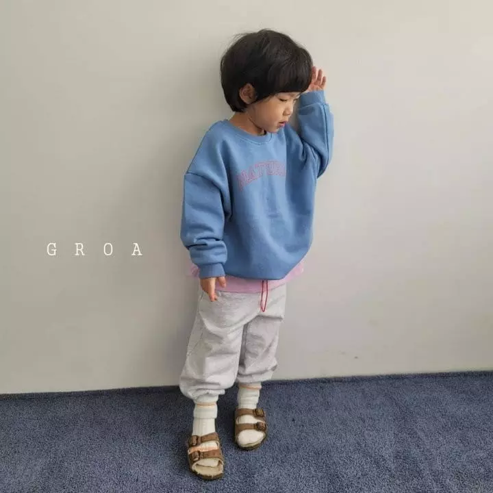 Groa - Korean Children Fashion - #kidsshorts - Natural Sweatshirt - 7