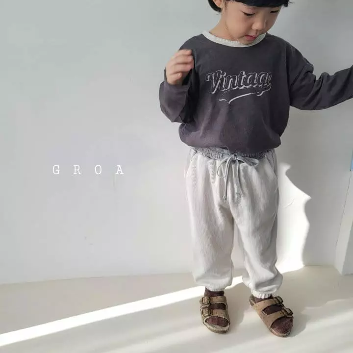 Groa - Korean Children Fashion - #kidsshorts - Vintage Tee - 6