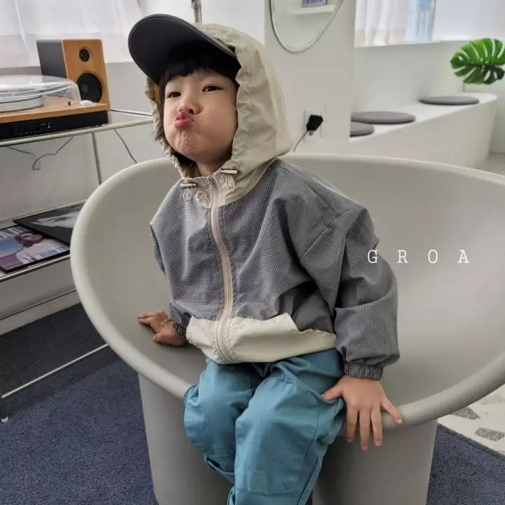 Groa - Korean Children Fashion - #kidsstore - Check Windbreaker - 7