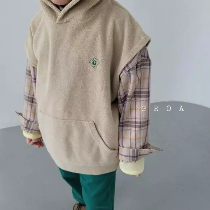 Groa - Korean Children Fashion - #kidsstore - Terry Vest - 5