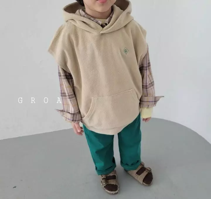Groa - Korean Children Fashion - #kidsshorts - Span Stitch Pants - 4