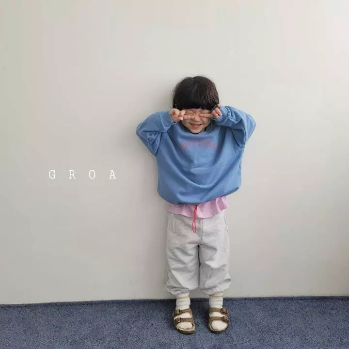 Groa - Korean Children Fashion - #kidzfashiontrend - Natural Sweatshirt - 9