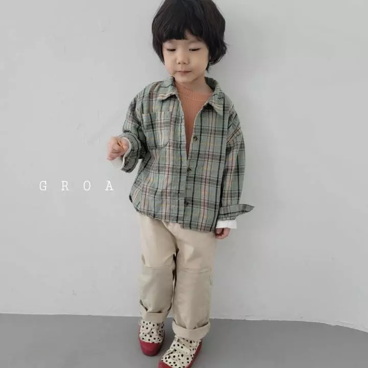 Groa - Korean Children Fashion - #kidsstore - Check Shirt - 4
