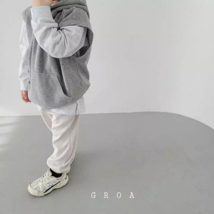 Groa - Korean Children Fashion - #littlefashionista - Terry Vest - 8