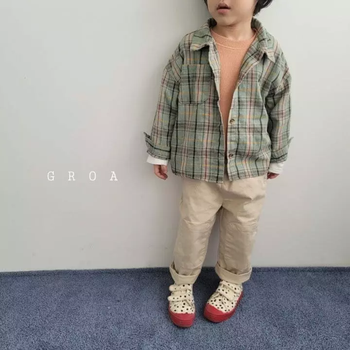 Groa - Korean Children Fashion - #littlefashionista - Check Shirt - 6