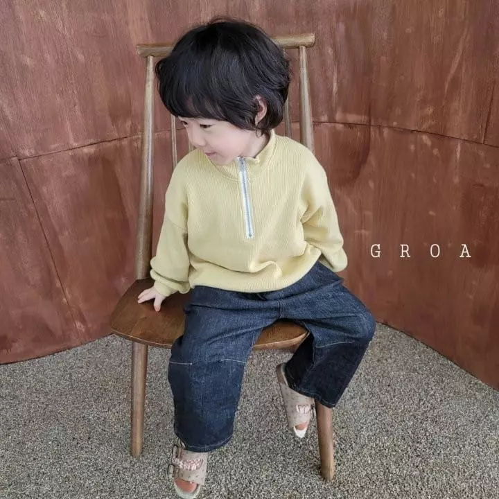 Groa - Korean Children Fashion - #littlefashionista - Charang Zip-up Sweatshirt - 3