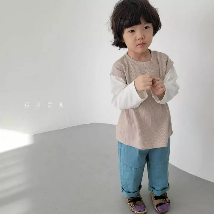 Groa - Korean Children Fashion - #magicofchildhood - Vest Tee