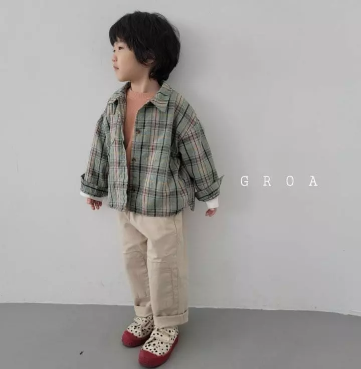 Groa - Korean Children Fashion - #magicofchildhood - Check Shirt - 7