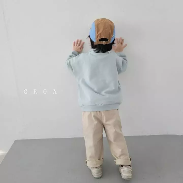 Groa - Korean Children Fashion - #magicofchildhood - Half Zip-up Sweatshirt - 4