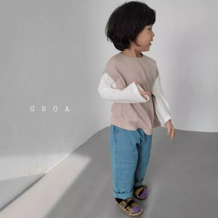 Groa - Korean Children Fashion - #minifashionista - Vest Tee - 2