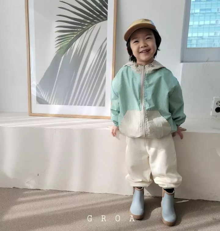 Groa - Korean Children Fashion - #minifashionista - Check Windbreaker - 12