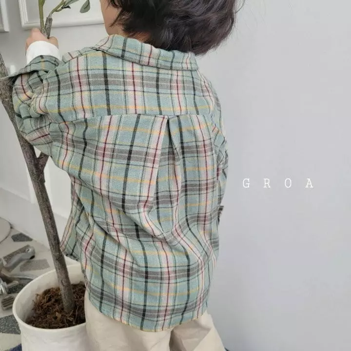 Groa - Korean Children Fashion - #minifashionista - Check Shirt - 8
