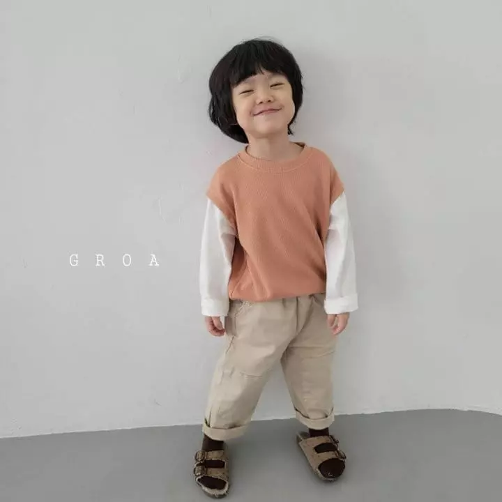 Groa - Korean Children Fashion - #prettylittlegirls - Vest Tee - 3