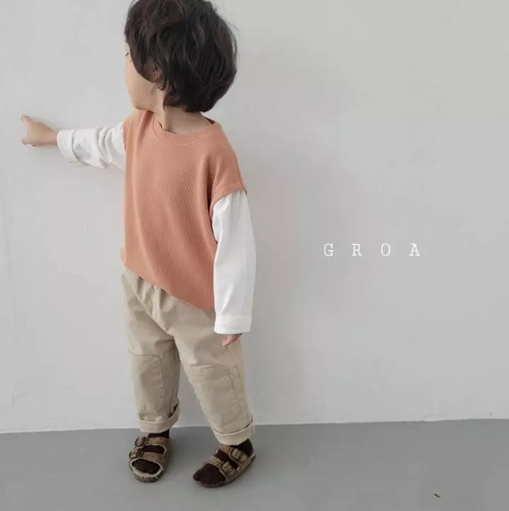Groa - Korean Children Fashion - #stylishchildhood - Vest Tee - 6