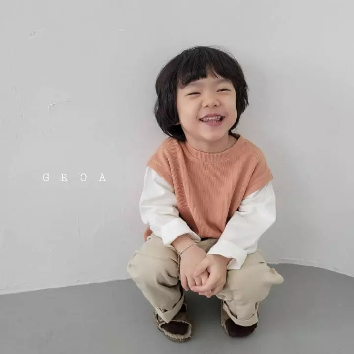 Groa - Korean Children Fashion - #prettylittlegirls - Vest Tee - 4
