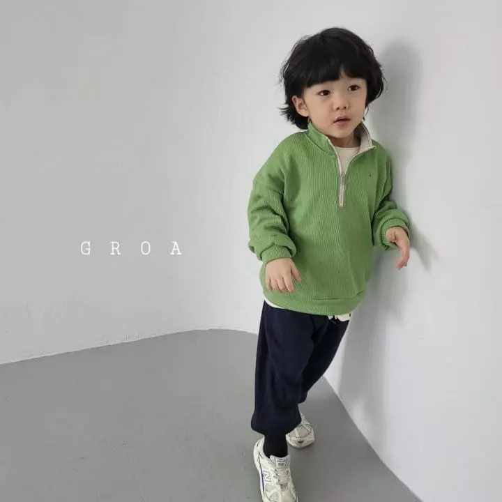 Groa - Korean Children Fashion - #todddlerfashion - Charang Zip-up Sweatshirt - 7