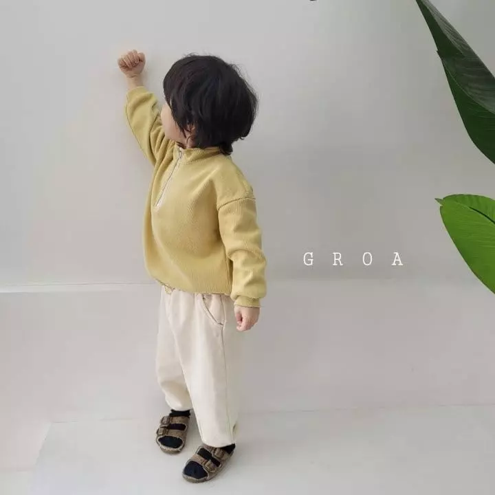 Groa - Korean Children Fashion - #toddlerclothing - Charang Zip-up Sweatshirt - 8