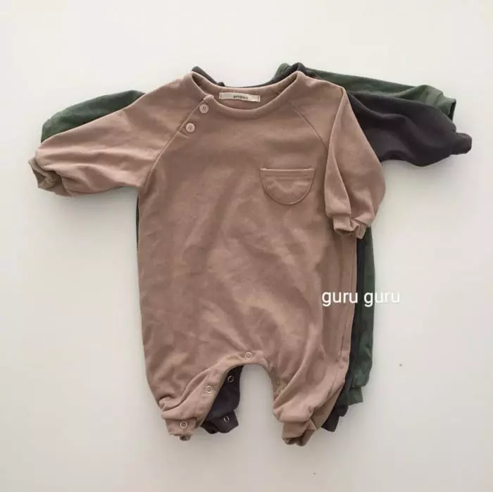Guru Guru - Korean Baby Fashion - #babyboutique - Half Moon Bodysuit