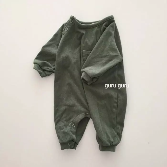 Guru Guru - Korean Baby Fashion - #babyboutique - Half Moon Bodysuit - 2