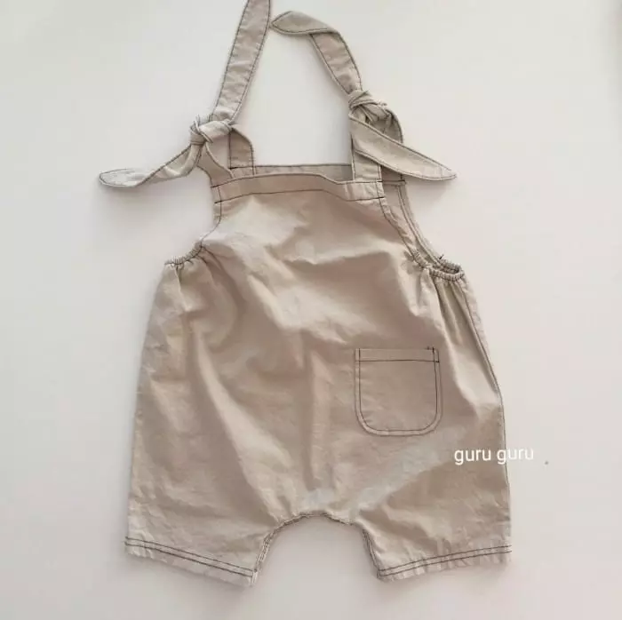 Guru Guru - Korean Baby Fashion - #babyboutique - Stitch Dungarees Pants