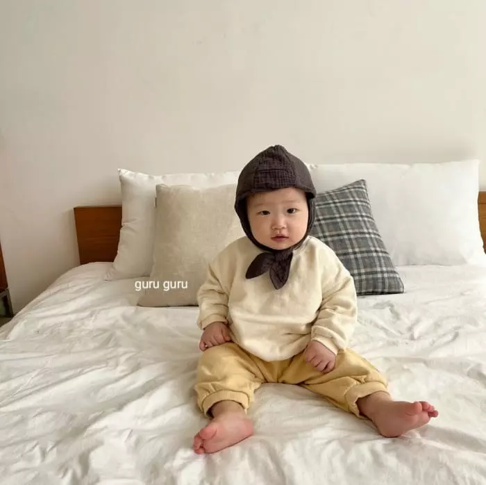 Guru Guru - Korean Baby Fashion - #babyboutiqueclothing - Soft Sweatshirt - 8