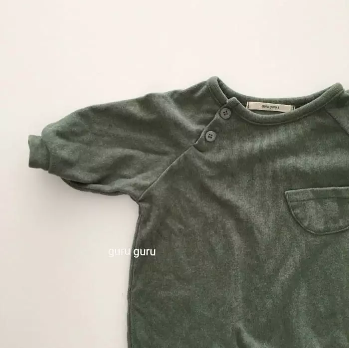 Guru Guru - Korean Baby Fashion - #babyboutiqueclothing - Half Moon Bodysuit - 3